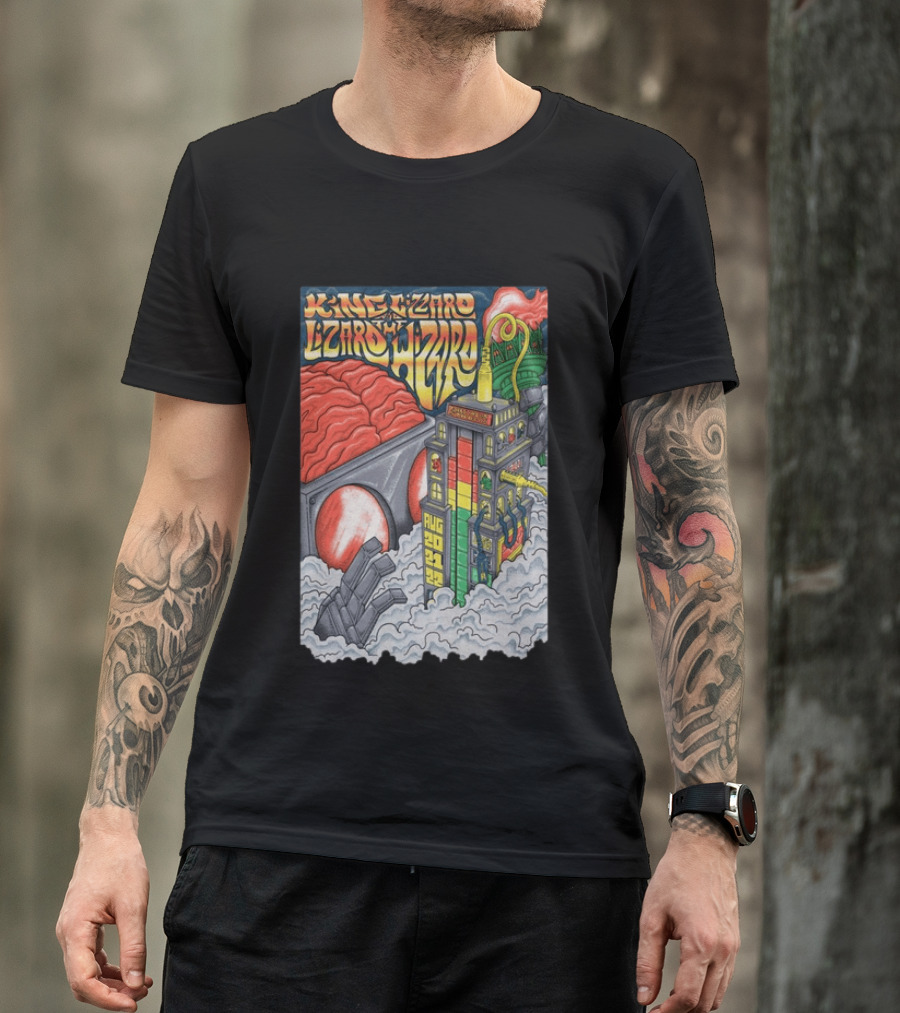 King Gizzard & The Lizard Wizard Forest Hills Stadium Queens NY August 2026 Concert T-Shirt