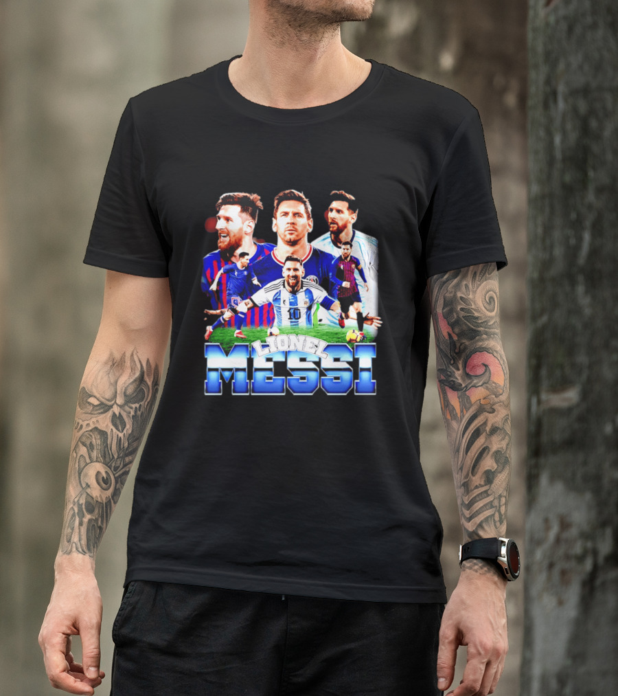 Lionel Messi Barcelona Paris Saint Germain Argentina Football Legend T-Shirt
