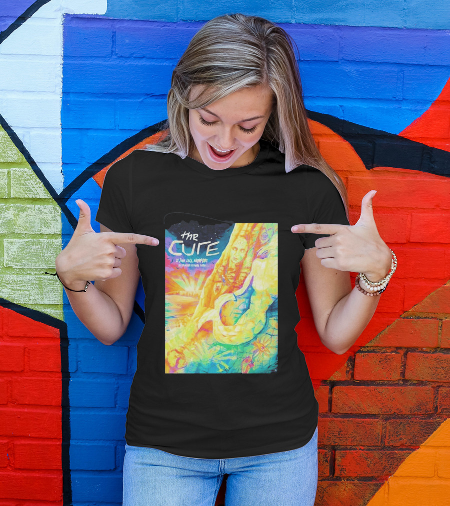 The Cure Isle Of Wight Festival Newport June 21 2026 Psychedelic T-Shirt