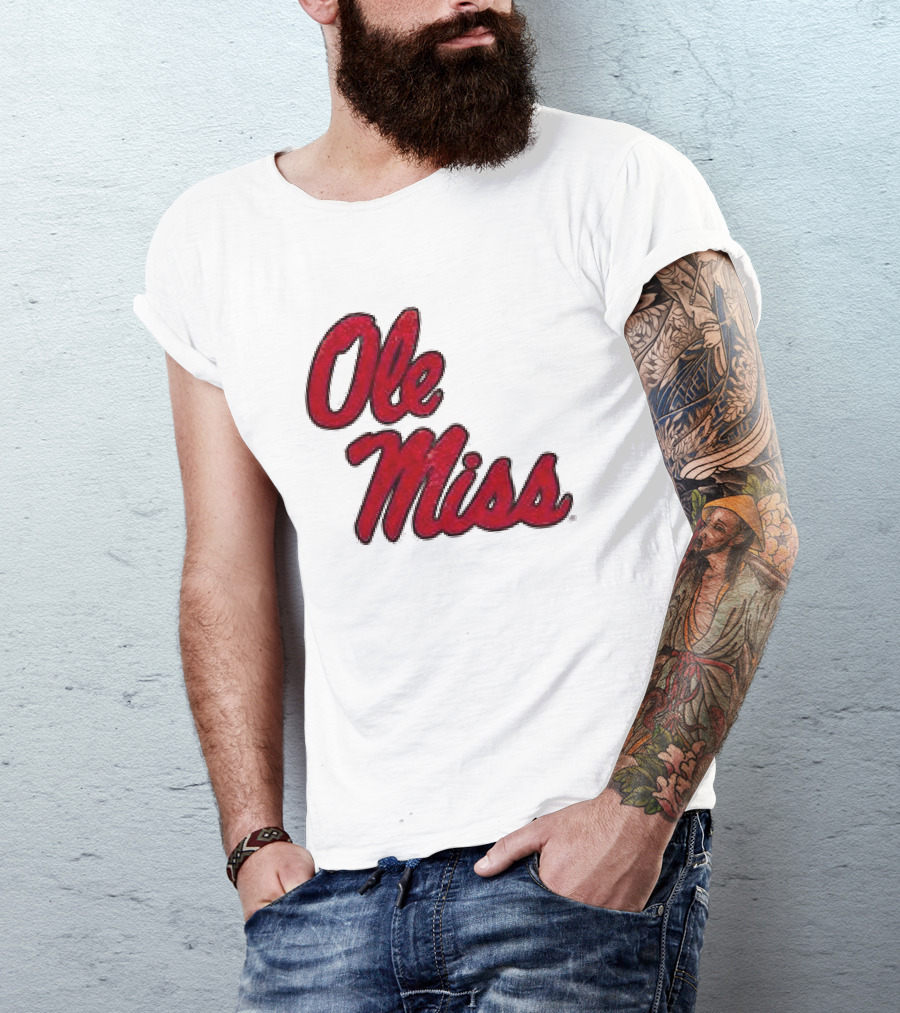 Grateful Dead Ole Miss Rebels Bears Collaboration 2 T-Shirt