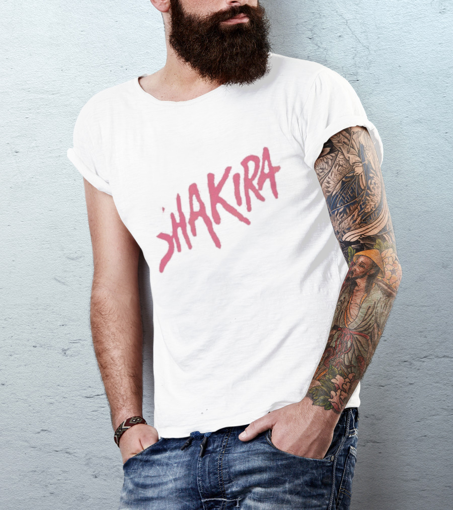 Shakira Las Mujeres Ya No Lloran World Tour Neon T-Shirt