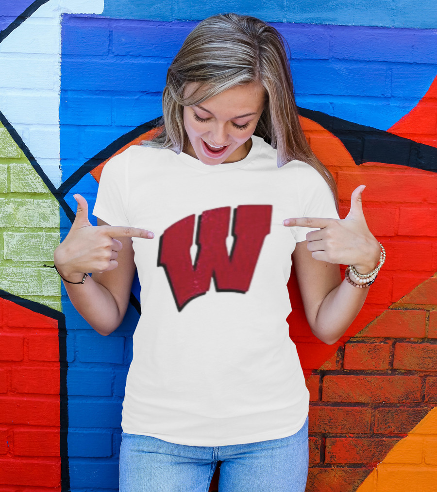 Grateful Dead Bears Wisconsin Badgers Collaboration T-Shirt