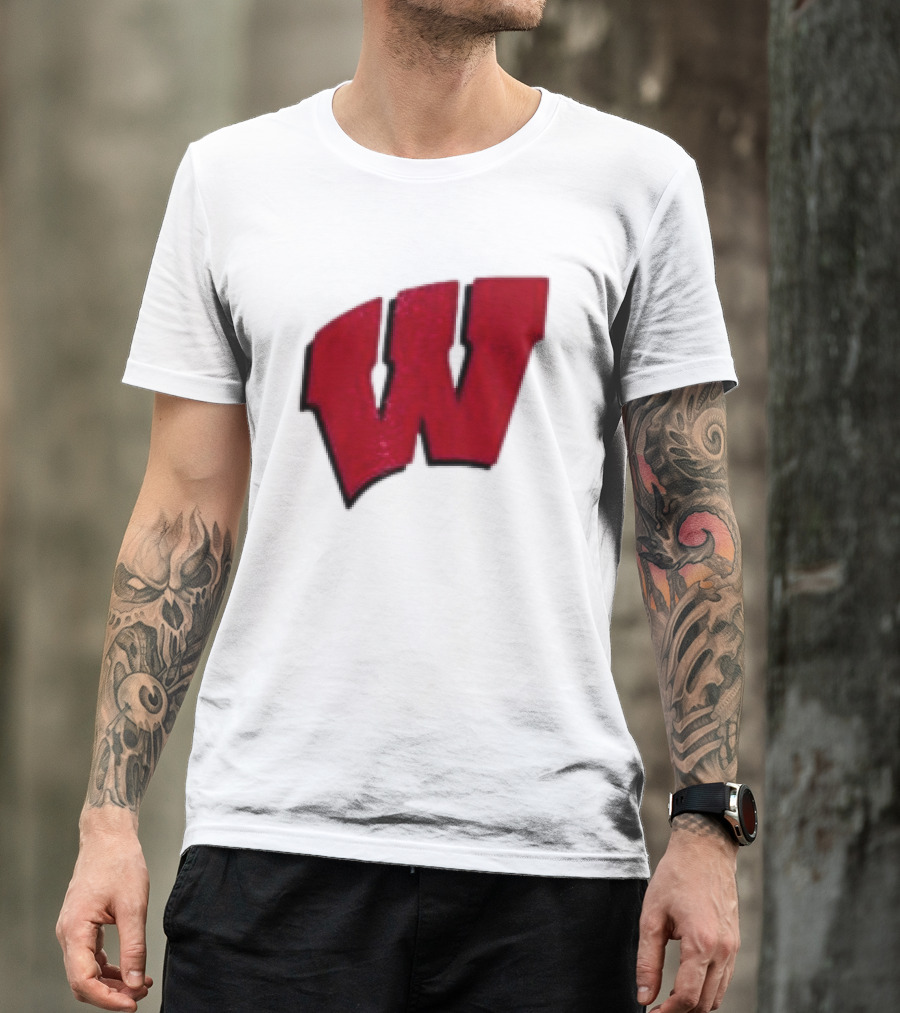 Grateful Dead Bears Wisconsin Badgers Collaboration T-Shirt