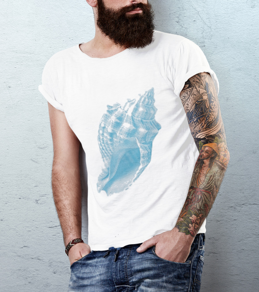Sonder Haus Ocean Blue Conch T-Shirt