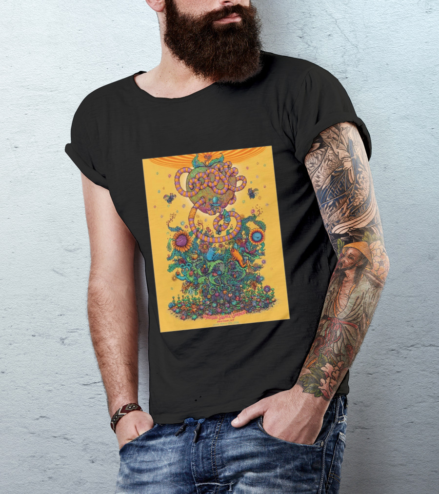 Goose Madison Square Garden New York June 19 And 20 2026 Event Psychedelic Floral T-Shirt