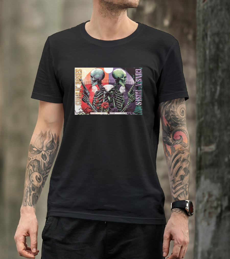 Guns N' Roses Amsterdam Ziggo Dome June 18 And 20 2026 Event T-Shirt