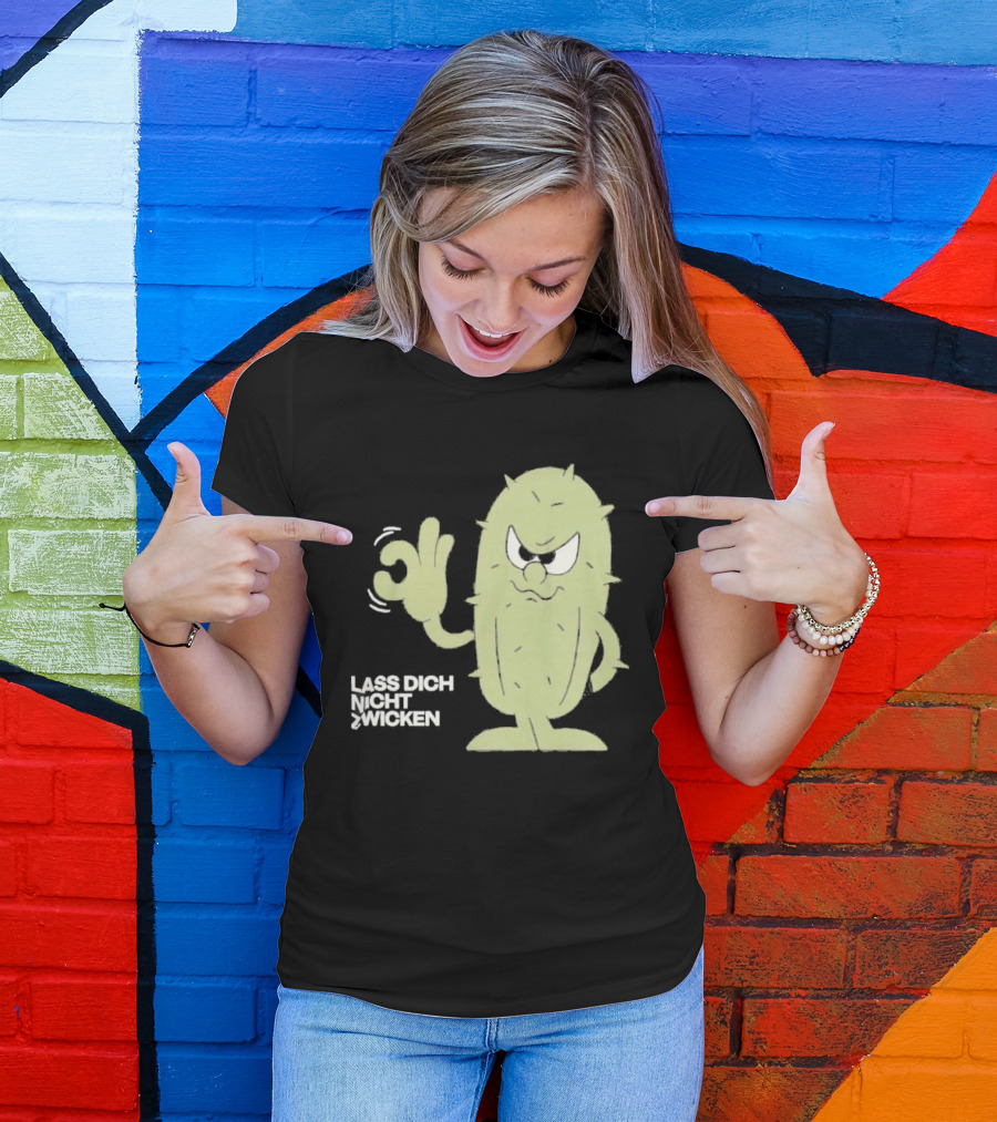 Lustiger Kaktus Lass Dich Nicht Zwicken T-Shirt