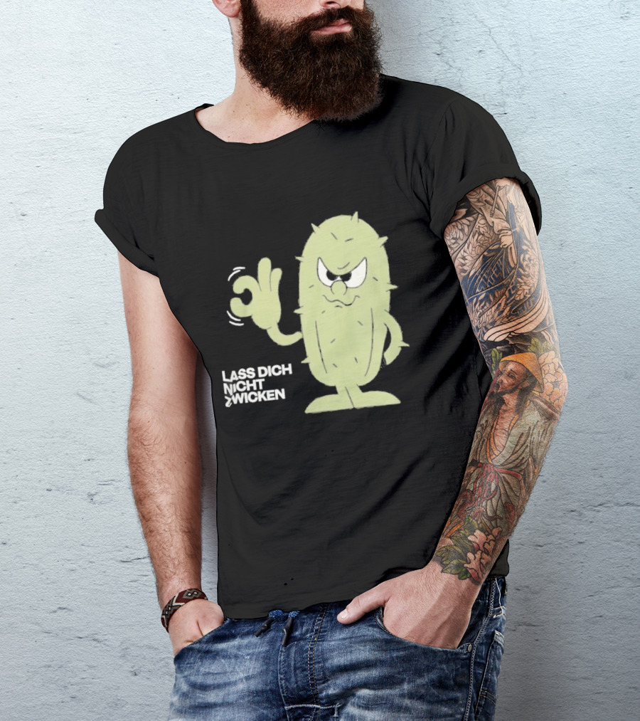 Lustiger Kaktus Lass Dich Nicht Zwicken T-Shirt