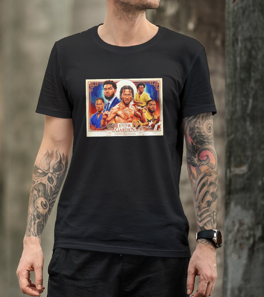Jalen Brunson Enter The Garden Movie Martial Arts T-Shirt