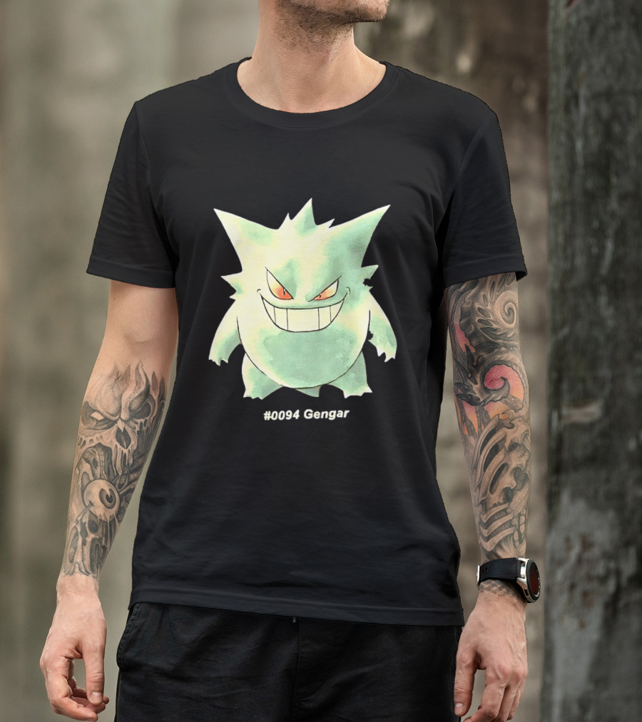 Gengar Pokemon 0094 Shadow Pokemon Ghost Type T-Shirt