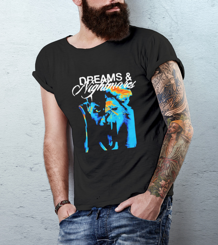 LeBron James Los Angeles Lakers Dreams Nightmares Watercolor Artistry T-Shirt