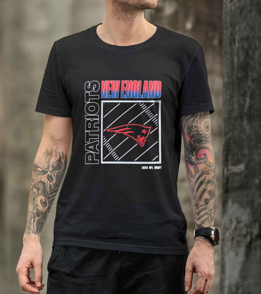 New England Patriots 2026 NFL Draft T-Shirt