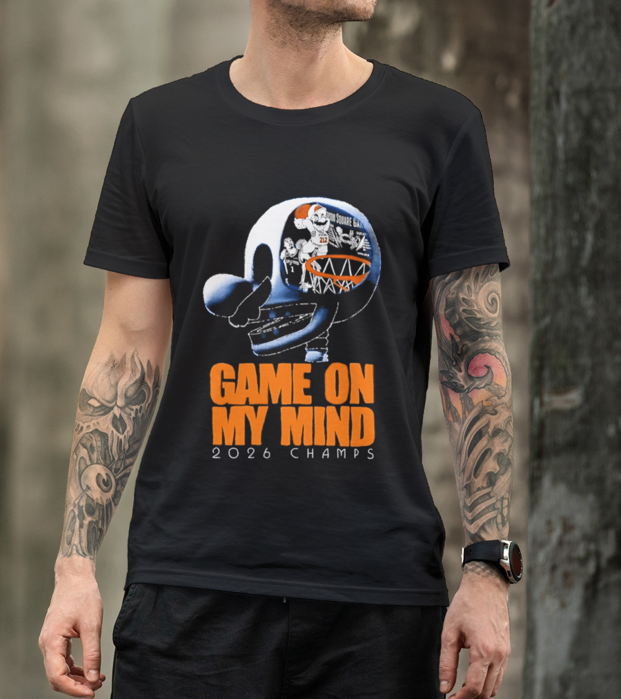 NY Knicks Mario Game On My Mind 2026 Champs T-Shirt