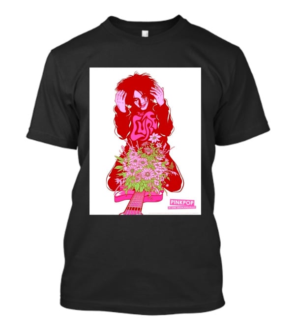 The Cure Pinkpop Festival Landgraaf Netherlands 20 June 2026 Exclusive Flowers And Guitar T-Shirt