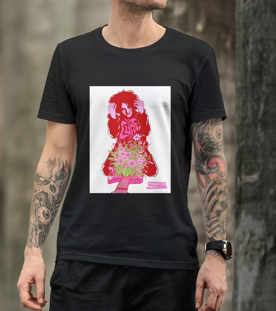 The Cure Pinkpop Festival Landgraaf Netherlands 20 June 2026 Exclusive Flowers And Guitar T-Shirt