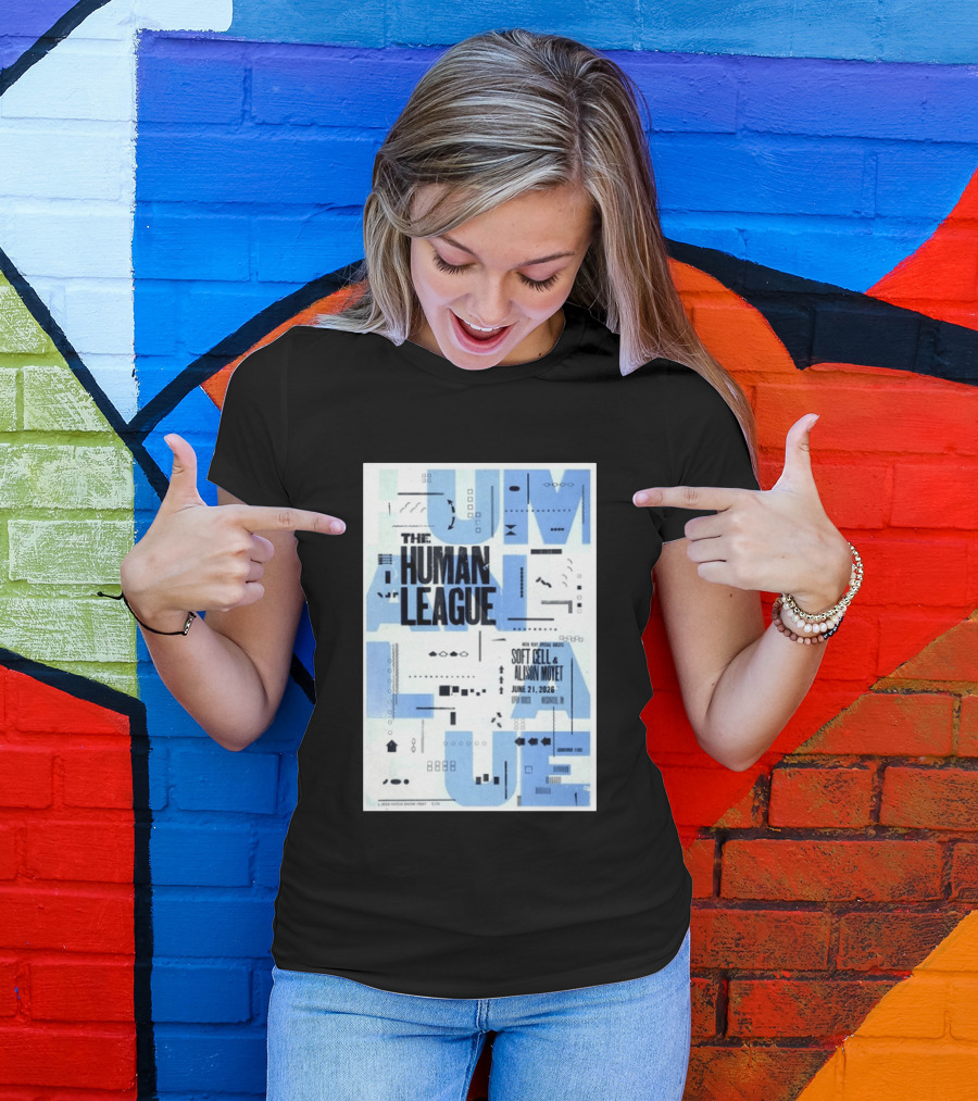 The Human League Soft Cell Alison Moyet June 21 2026 Nashville T-Shirt