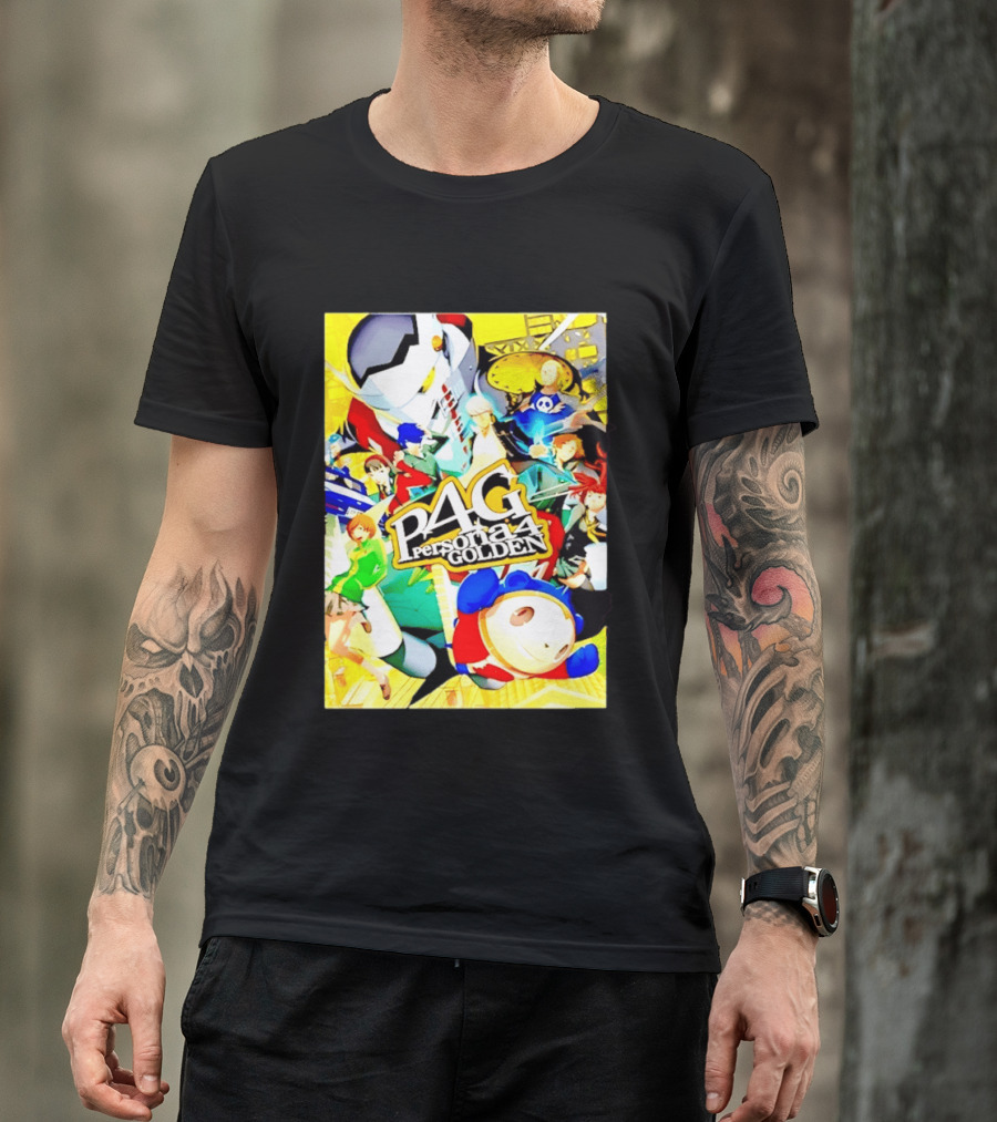 Persona 4 Golden P4G Main Cast Izanagi Teddie Kanji Naoto Chie Yosuke Yukiko Margaret T-Shirt