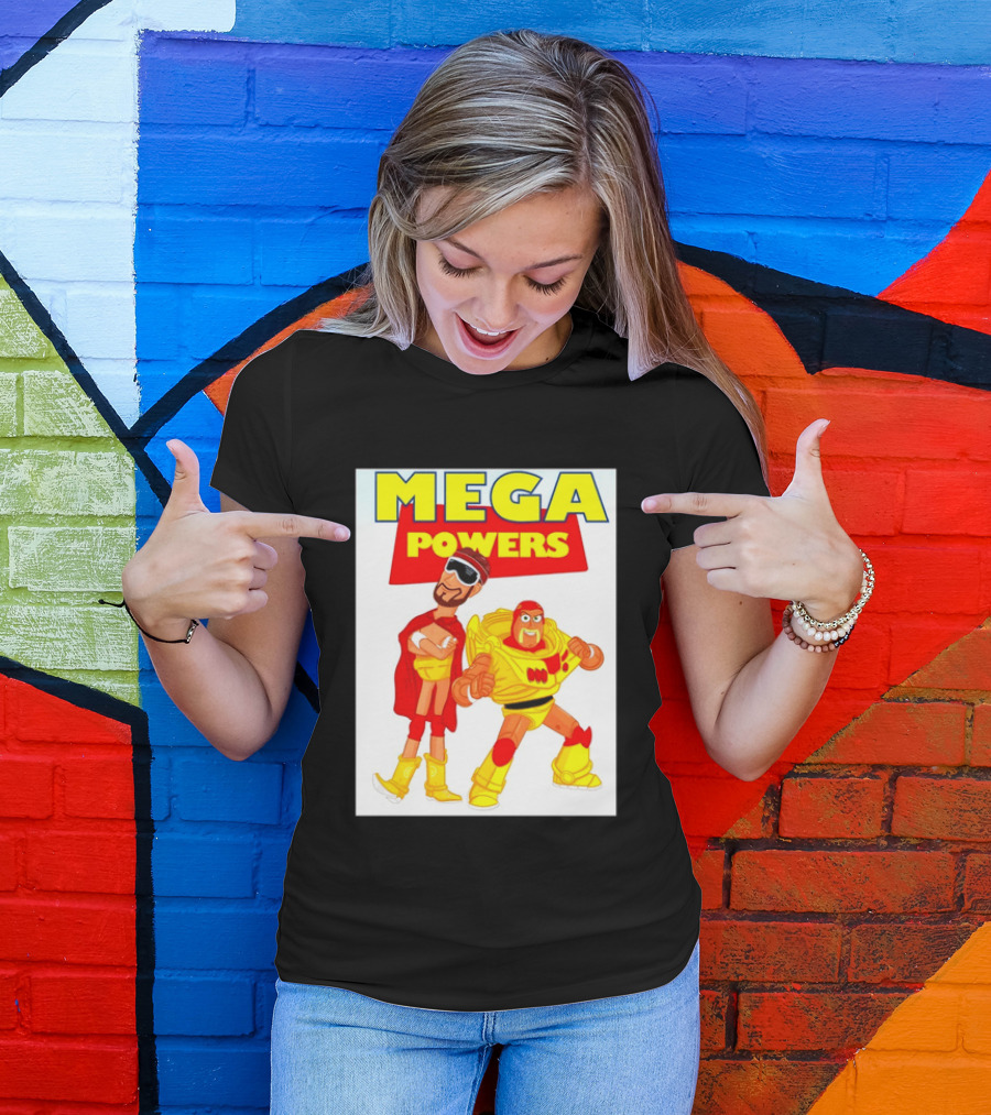 Randy Macho Man Savage Buzz Lightyear Hulk Hogan Toy Story WWE Mega Powers T-Shirt