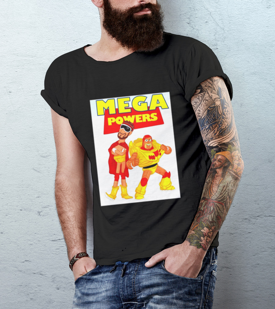 Randy Macho Man Savage Buzz Lightyear Hulk Hogan Toy Story WWE Mega Powers T-Shirt