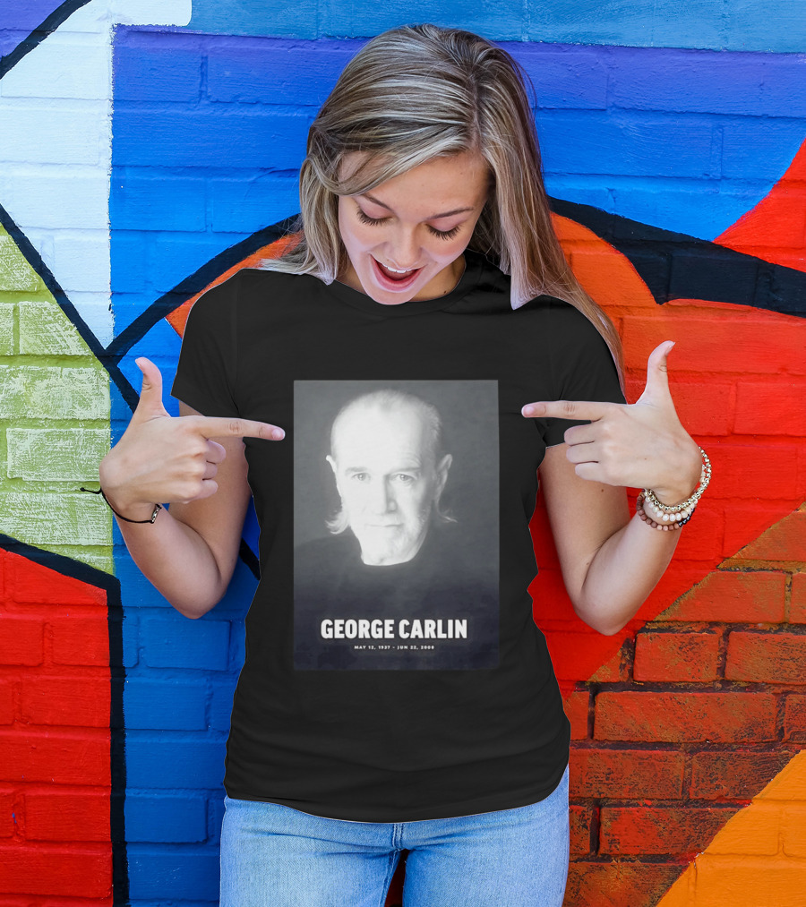 George Carlin May 12 1937 Jun 22 2008 T-Shirt