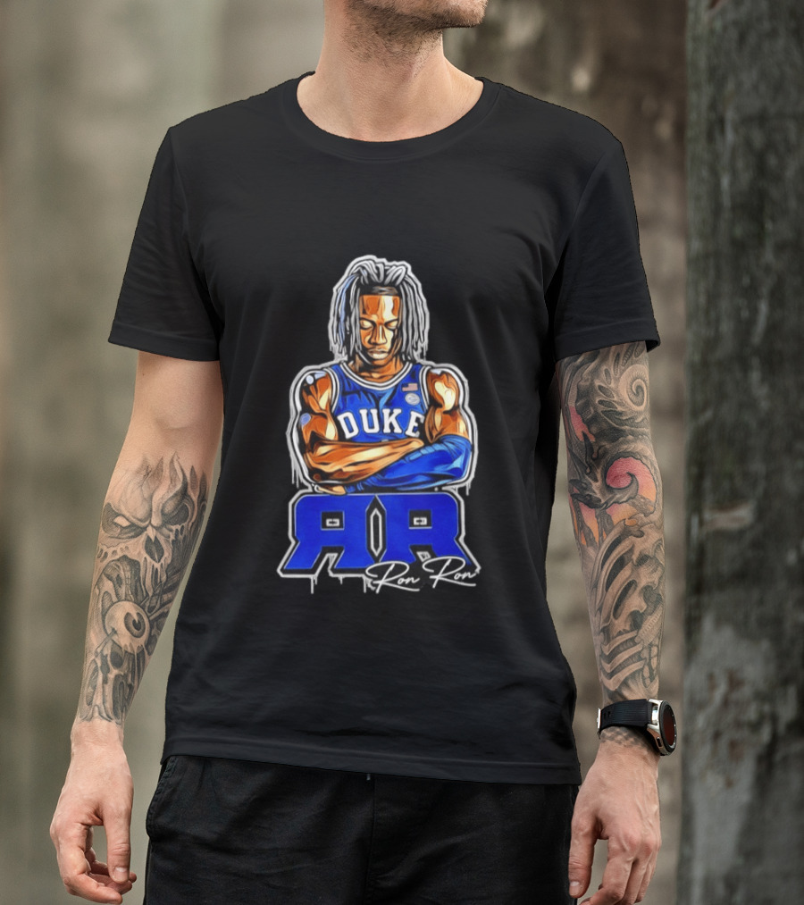 Ron Ron Deron Rippey Jr Duke Blue Devils Basketball Player T-Shirt