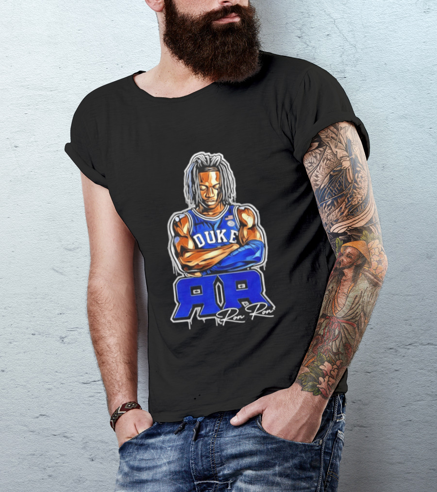 Ron Ron Deron Rippey Jr Duke Blue Devils Basketball Player T-Shirt