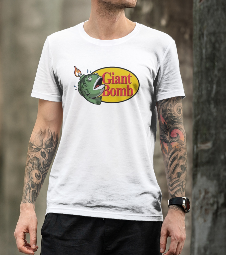 Giant Bomb Fish With Explosive Head T-Shirt