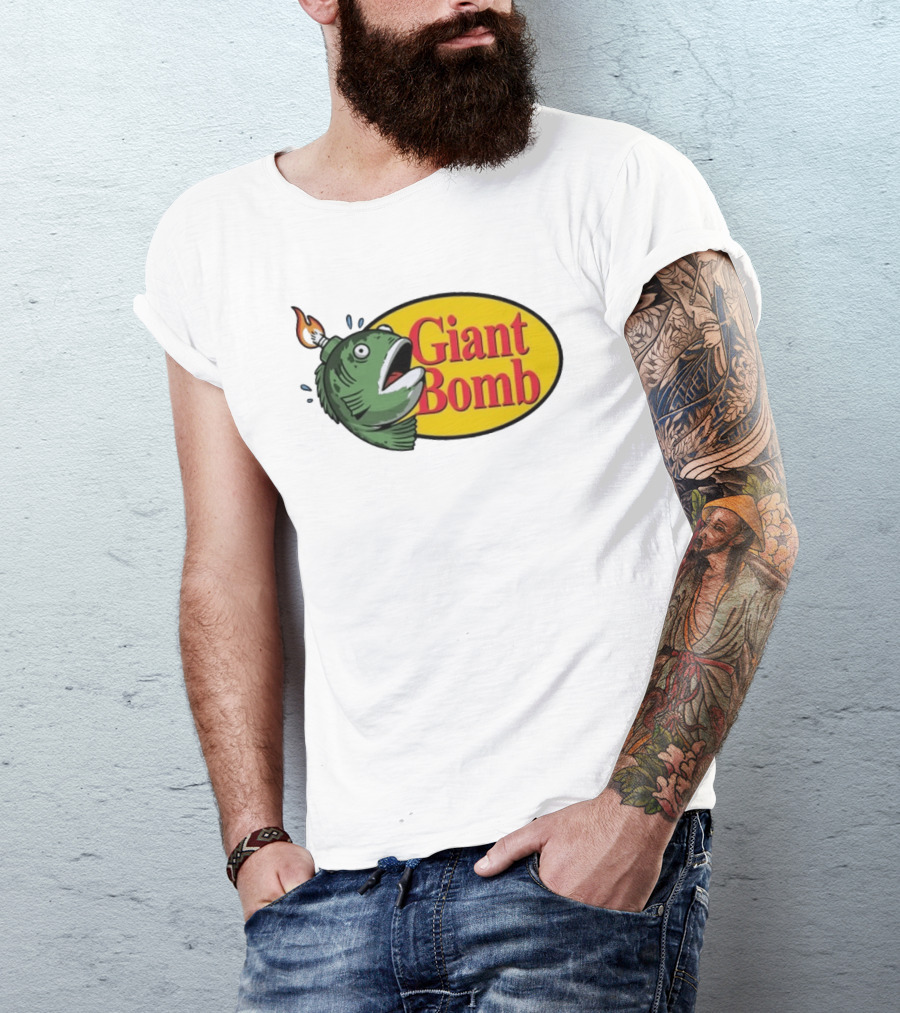 Giant Bomb Fish With Explosive Head T-Shirt