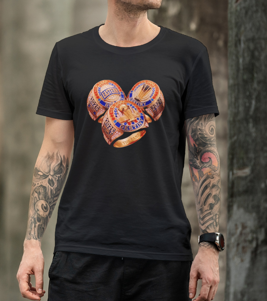 New York Basketball Championship Rings Eastern Conference Destiny T-Shirt
