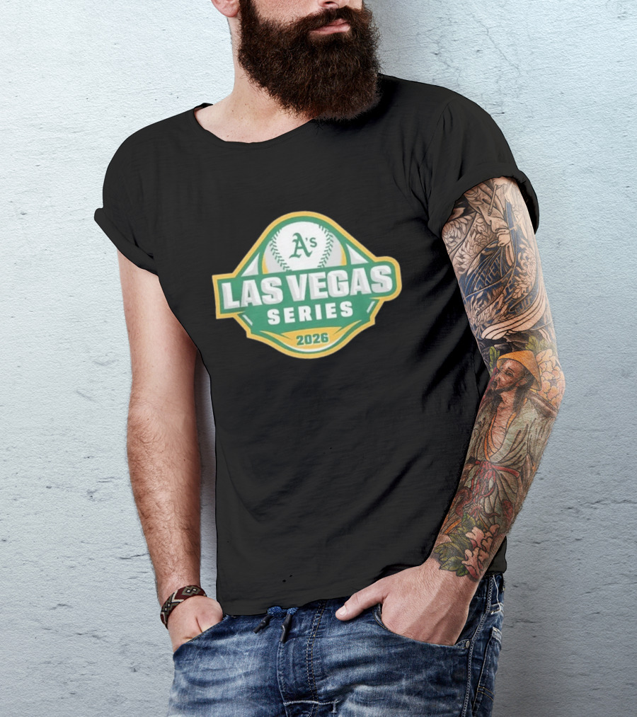 Oakland Athletics A's Las Vegas Series 2026 Green MLB Baseball T-Shirt