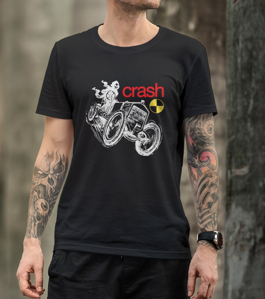 Crash Skeleton Motorcycle Test Dummy T-Shirt