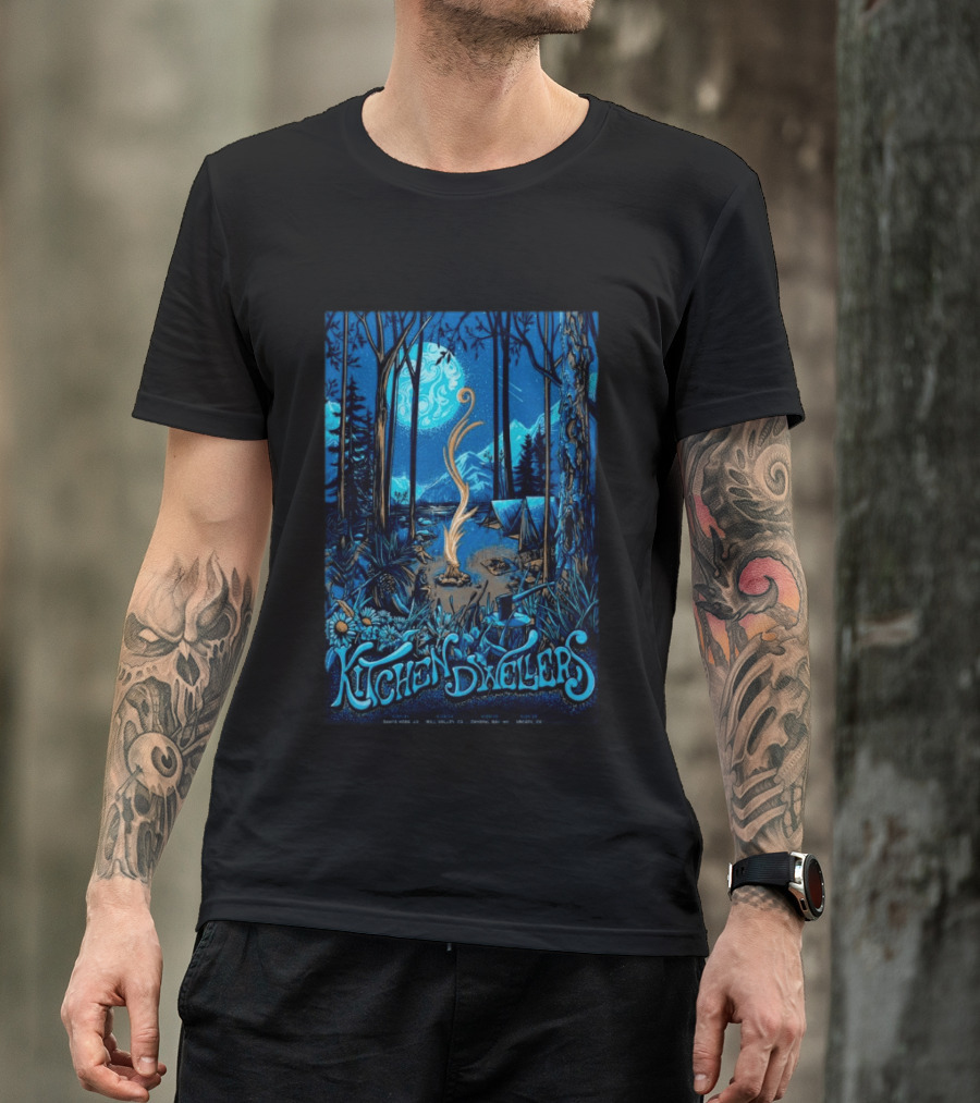 Kitchen Dwellers Live In Crystal Bay Nevada June 25 2026 Concert T-Shirt
