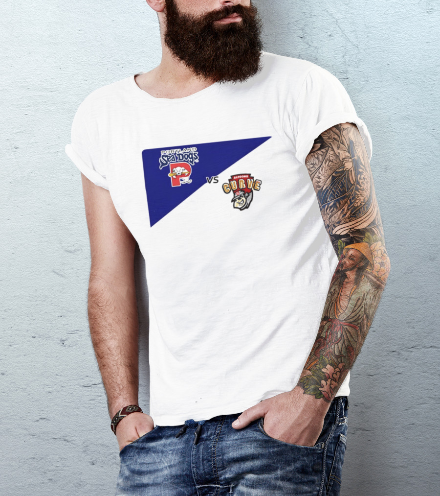 Portland Sea Dogs Altoona Curve Baseball Matchup 2026 T-Shirt