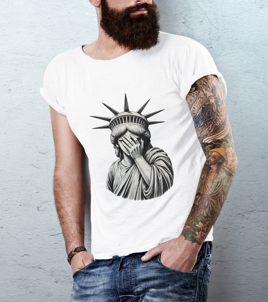 The State Of Things Statue Of Liberty Facepalm T-Shirt