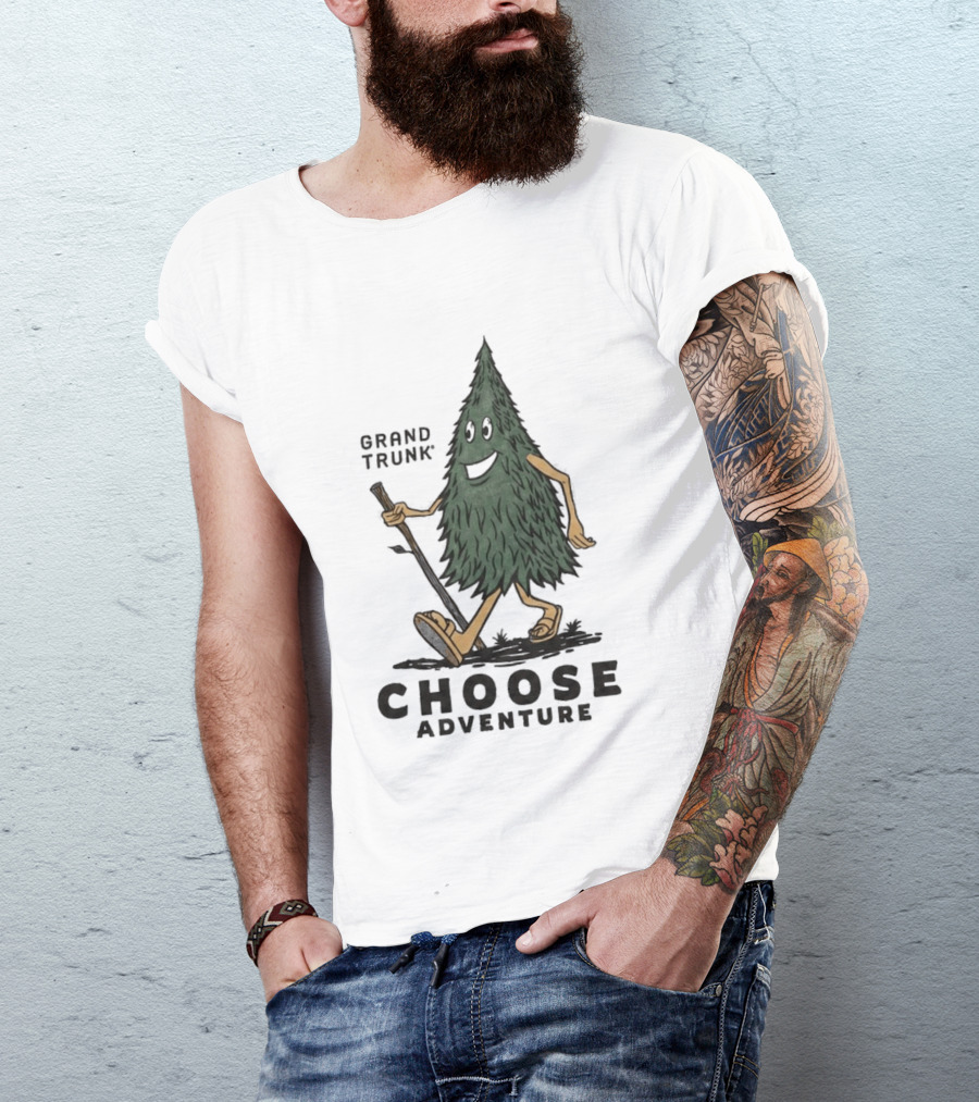 Grand Trunk Choose Adventure Walking Tree T-Shirt