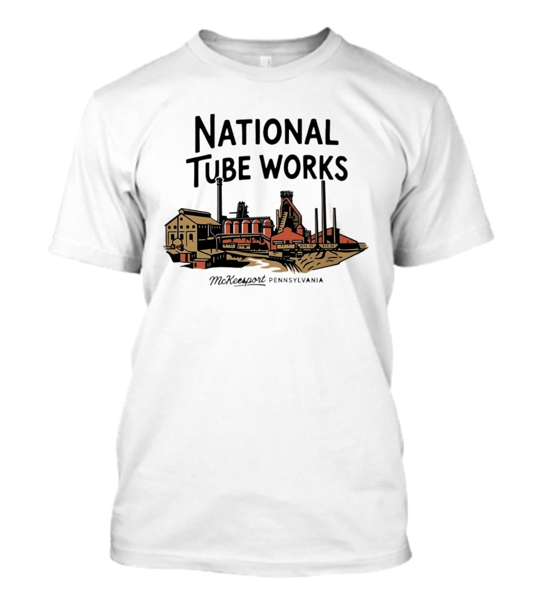 National Tube Works McKeesport Pennsylvania Industrial Heritage T-Shirt