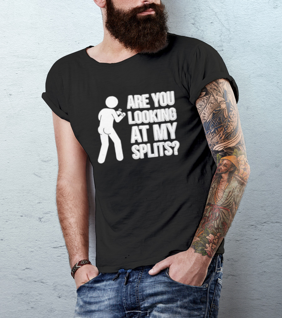 Running Marathon Are You Looking At My Splits T-Shirt