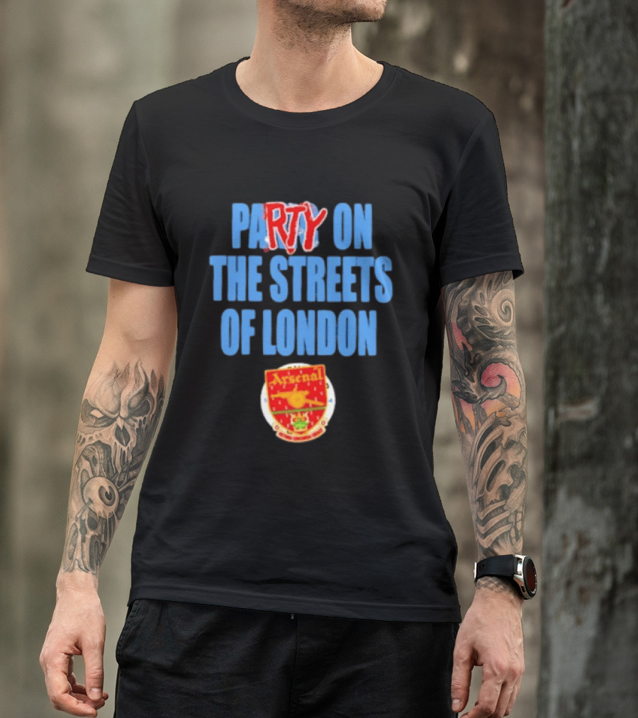 Party On The Streets Of London Arsenal T-Shirt