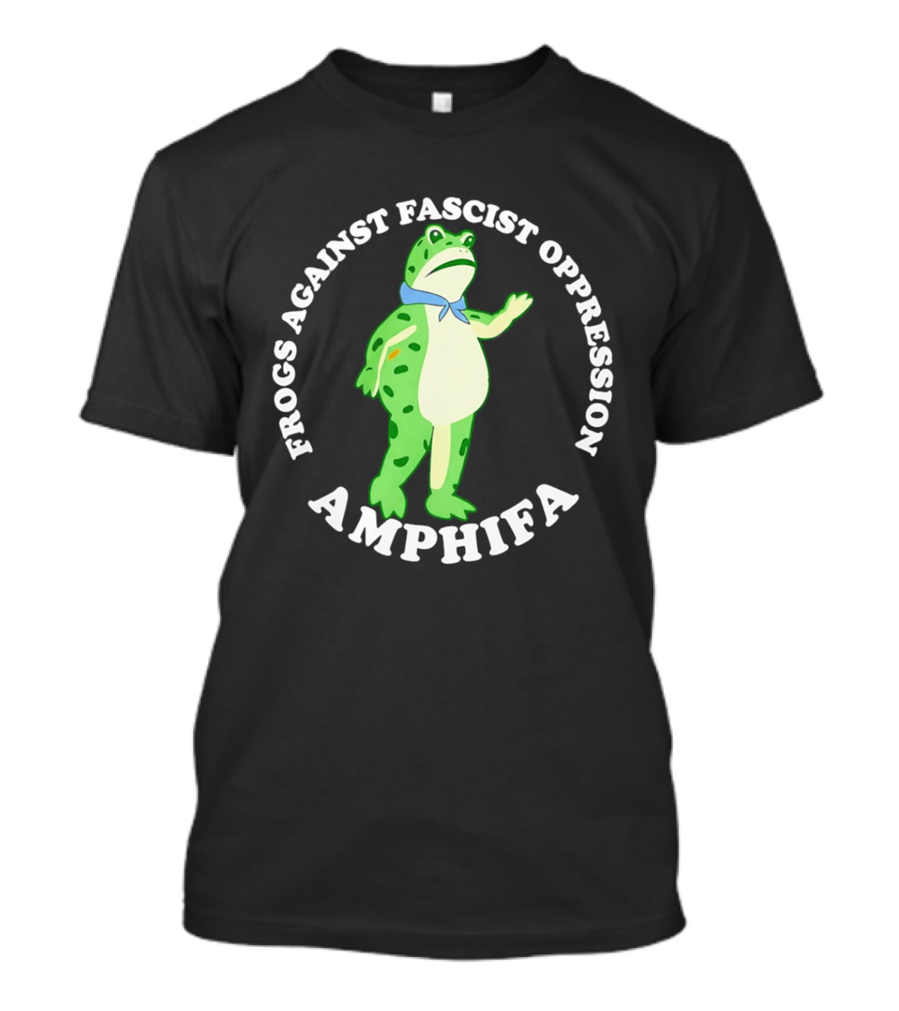 Frogs Against Fascist Oppression Amphifa Protest Movement Awareness T-Shirt