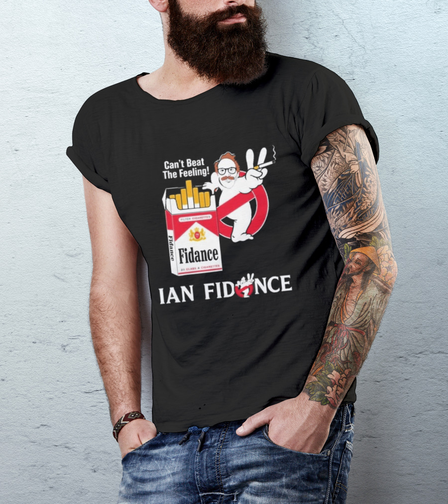 Ian Fidance Can't Beat The Feeling Ghostbusters Marlboro Cigarette T-Shirt