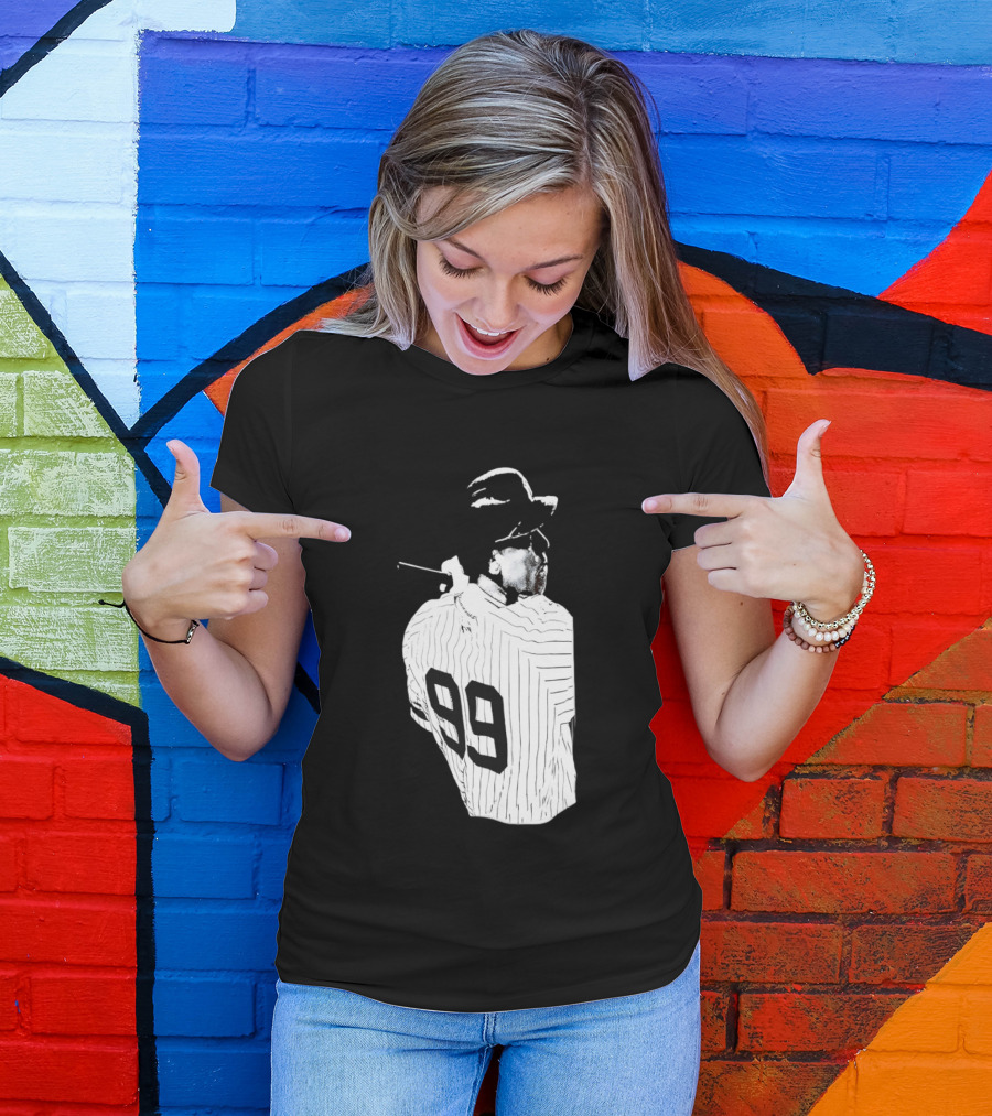 New York Yankees Aaron Judge 99 Pinstripes T-Shirt