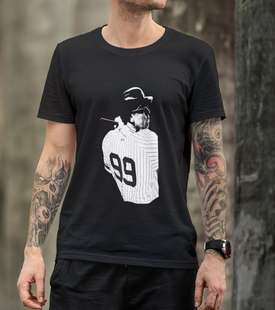 New York Yankees Aaron Judge 99 Pinstripes T-Shirt