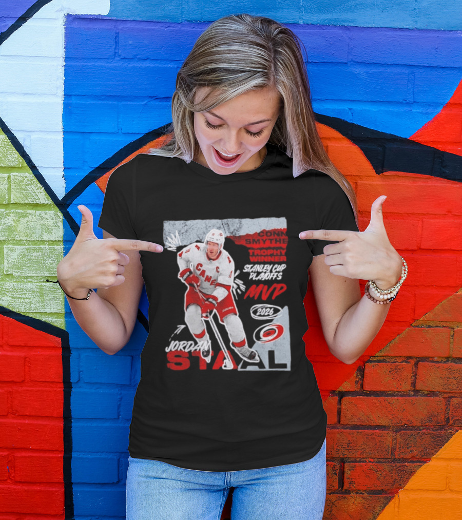 Jordan Staal Carolina Hurricanes Conn Smythe Trophy Winner 2026 Stanley Cup Playoffs MVP 2021 T-Shirt