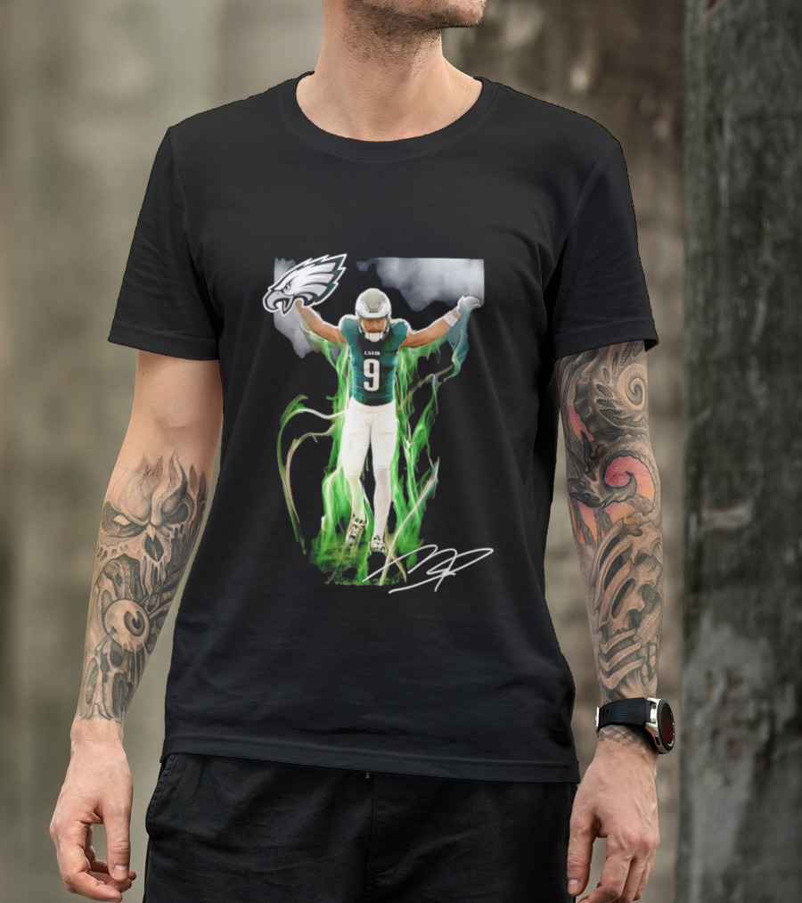 Philadelphia Eagles Makai Lemon Number 9 Rookie Legacy NFL Football Player Celebration T-Shirt