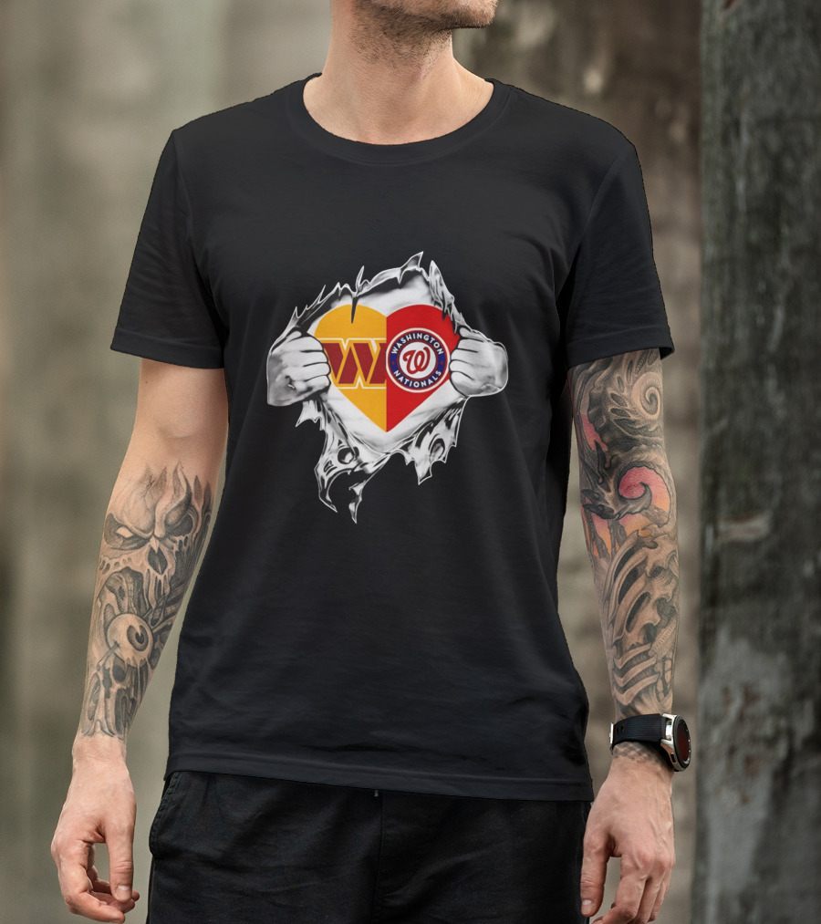 Washington Commanders Nationals Heartfelt Fan Passion T-Shirt