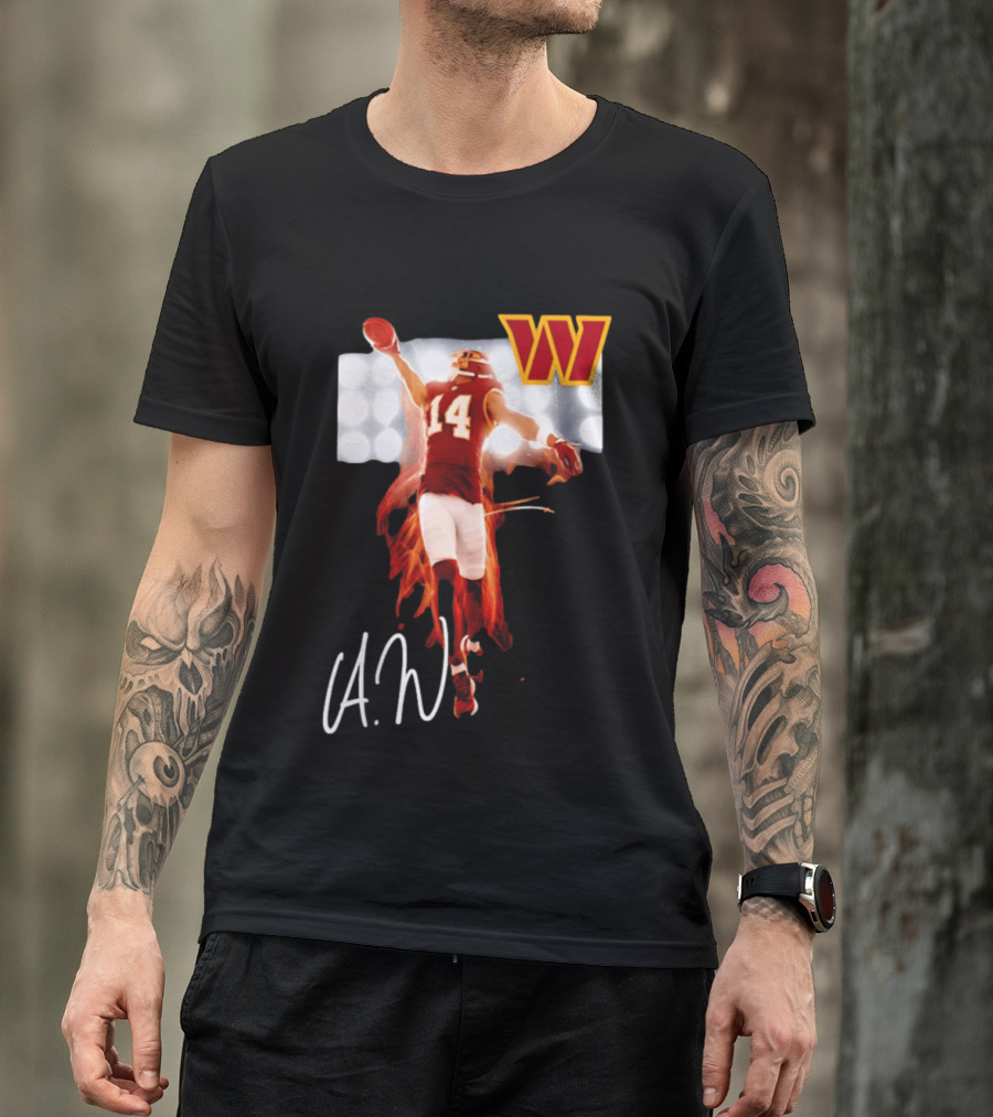 Washington Commanders Antonio Williams 14 AW Football Legacy Rookie T-Shirt