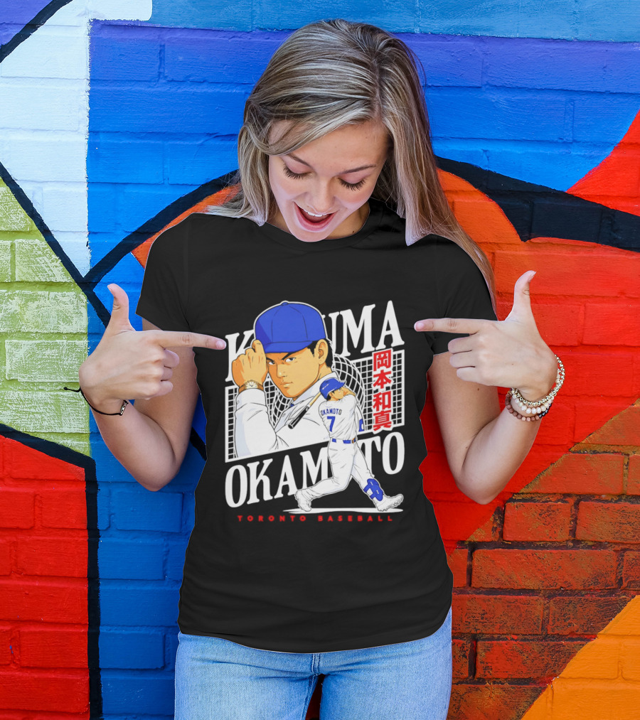 Kazuma Okamoto Toronto Baseball Anime T-Shirt