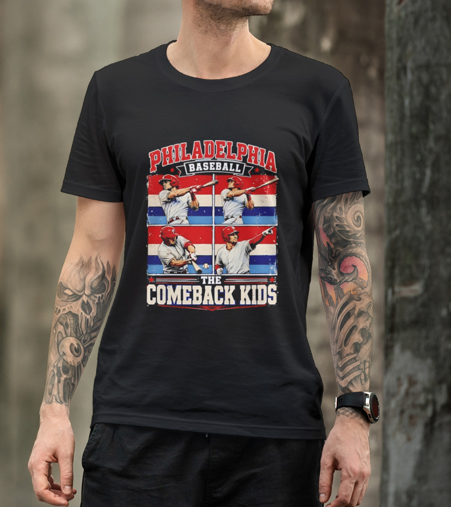 Philadelphia Baseball The Comeback Kids T-Shirt