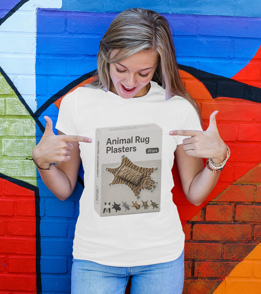 Animal Rug Plasters 20pcs Gentle Protection Tiger Panda Bear T-Shirt