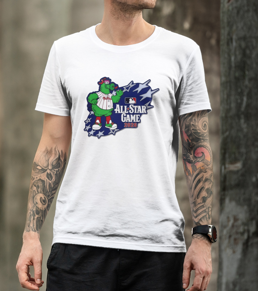 Philadelphia Phillies MLB All Star Game 2026 Phanatic Stars T-Shirt